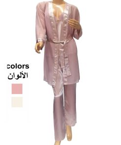 ست روب و پیراهن ساتن و شیفون